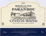 c�tes du Rh�ne 75 cl